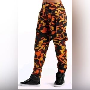 Balera Dancewear | Orange | Camouflage | PopStar| Cargo/Joggers | Pants | Size M